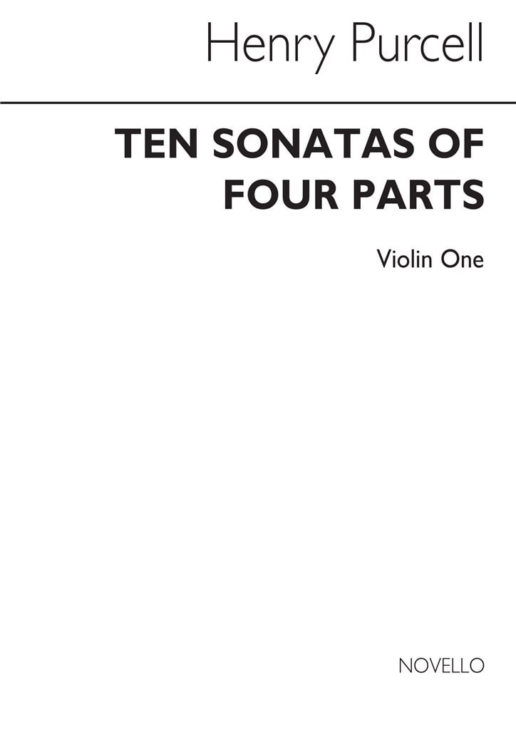 10 Sonatas Of Four Parts For Violin 1