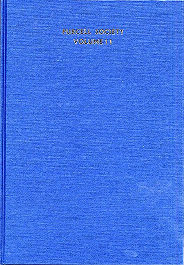 Purcell Society Volume 11