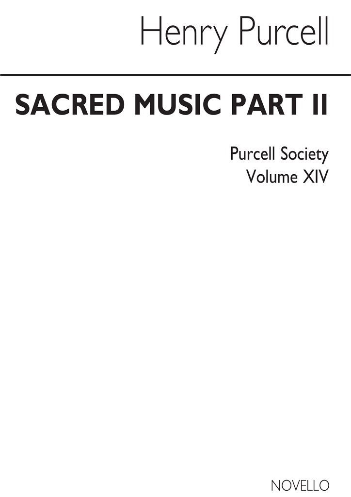 Purcell Society Volume 14