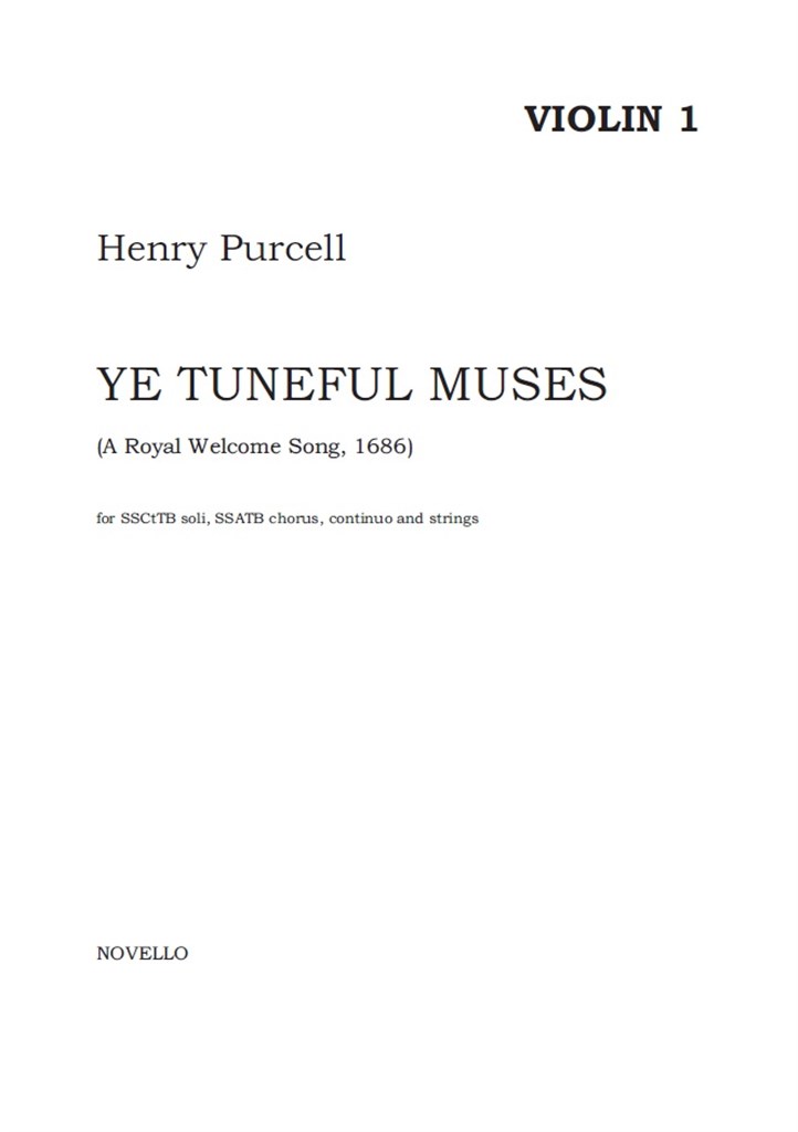 Henry Purcell: Ye Tuneful Muses, Raise Your Heads