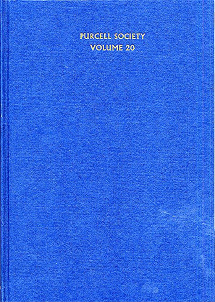 Purcell Society Volume 20