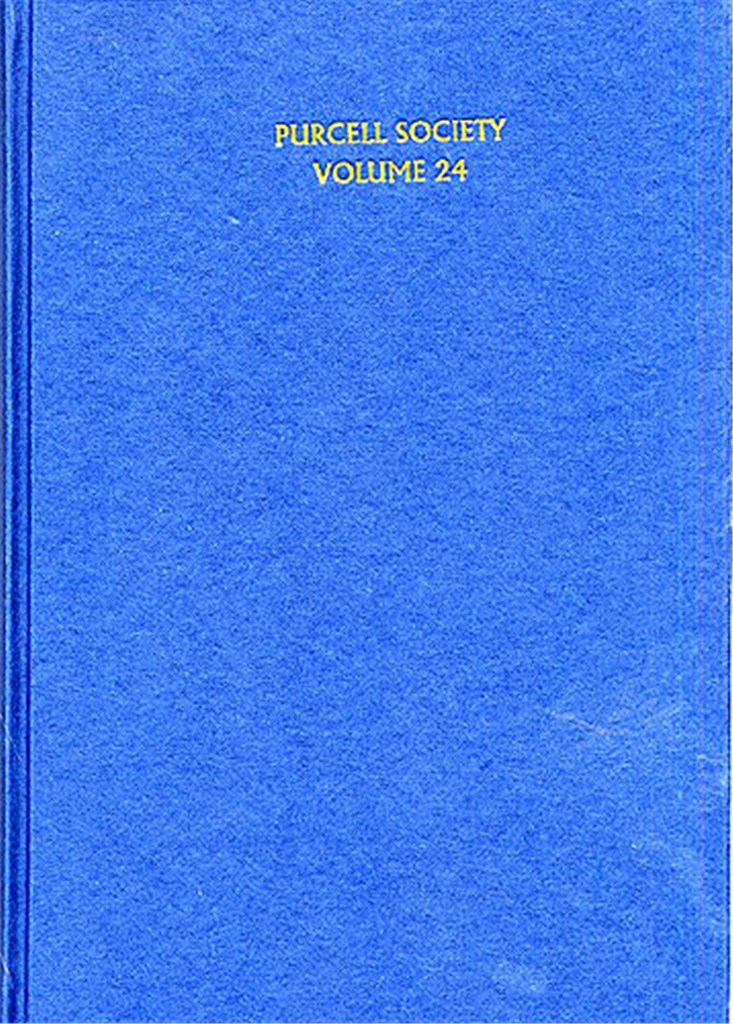 Purcell Society Volume 24