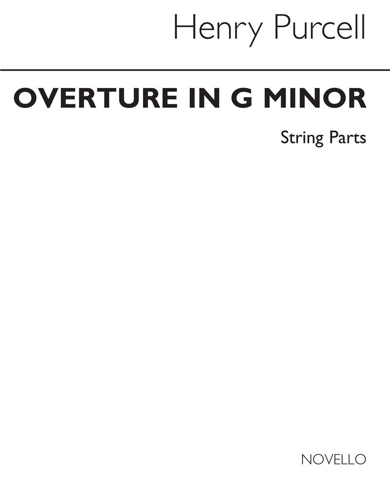 Overture In G Minor (String Parts)