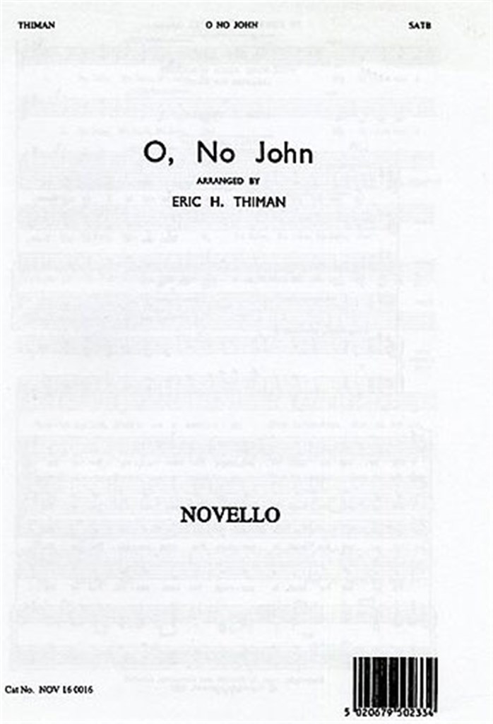 O No John (SATB)