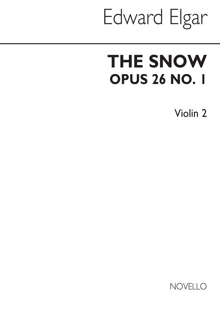 The Snow Op.26 No.1 (Violin 2)