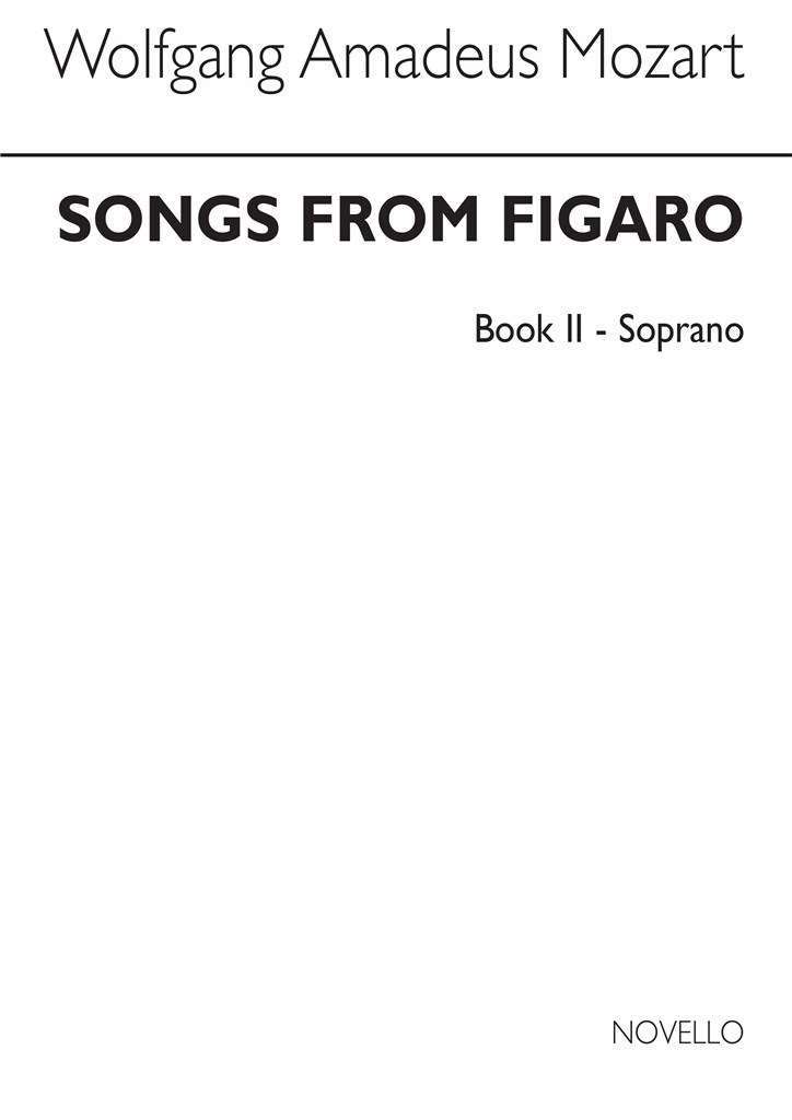 Songs From Figaro Book 2 (Soprano)