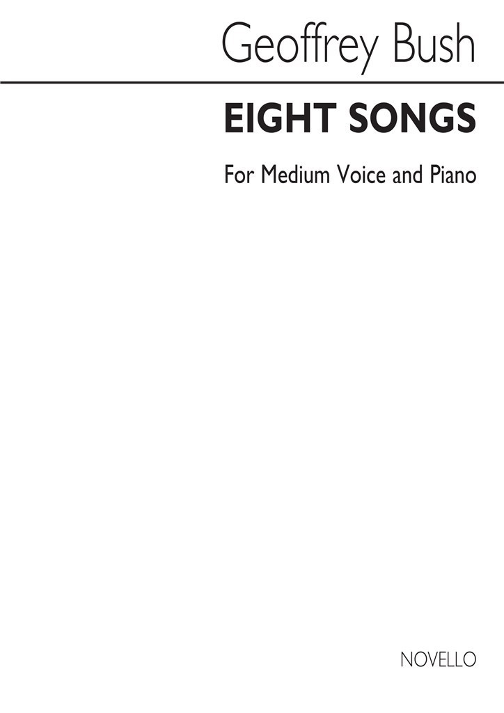 G Eight Songs For Medium Voice & Piano