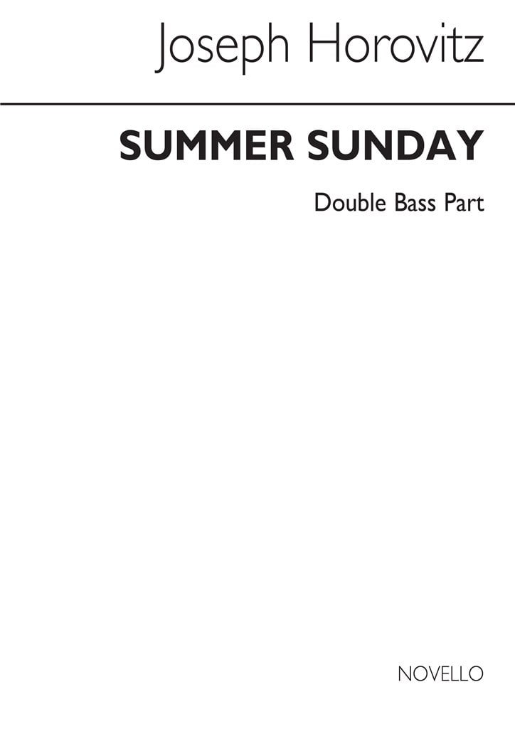 Summer Sunday (Double Bass Part)
