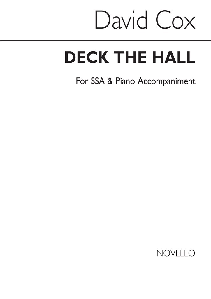 David Deck The Halls Ssa/Pf