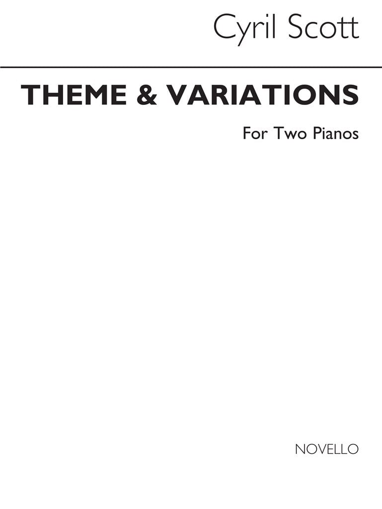 Theme And Variations For Two Pianos