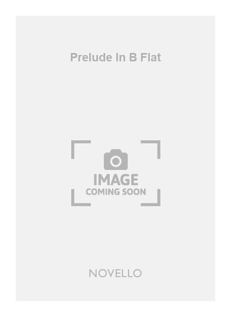 Prelude In B Flat for Voice and Piano