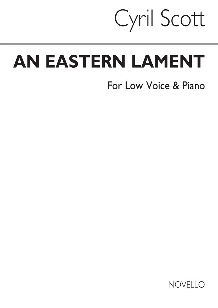 An Eastern Lament Op62 No.3 (Key-c Minor)