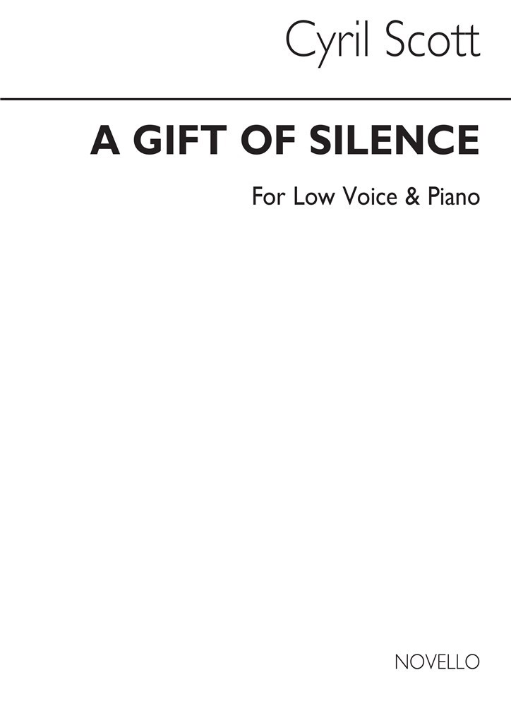 A Gift Of Silence Op43 No.1 (Key-f)