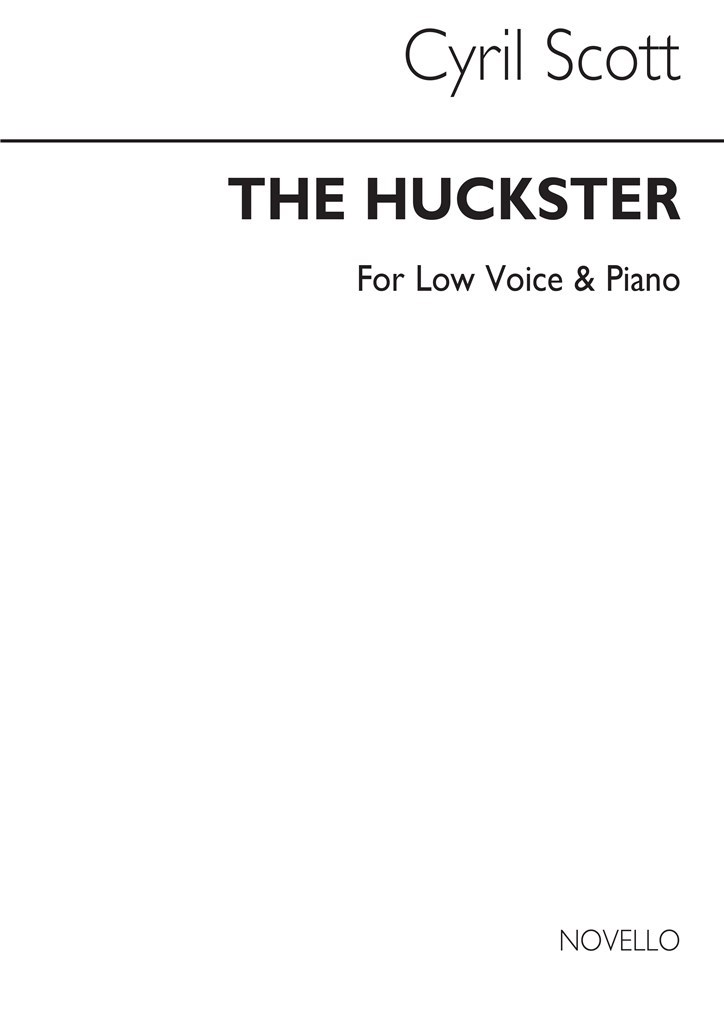 The Huckster-low Voice/Piano (Key-b Flat)