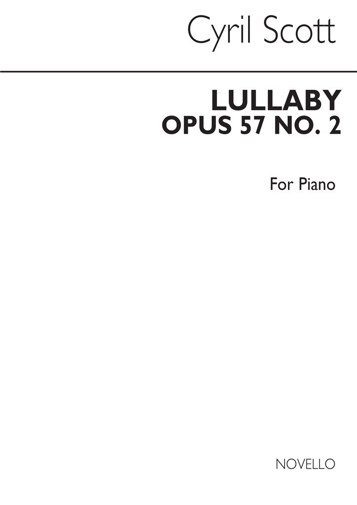 Lullaby Op57 No.2 Piano