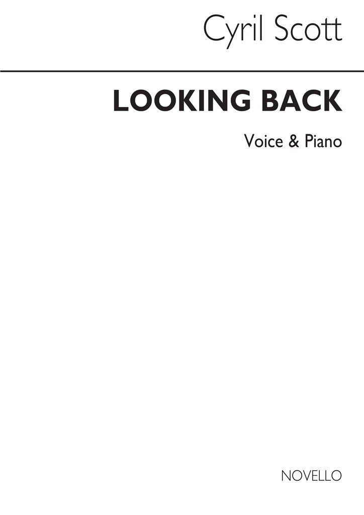 Looking Back-medium Voice/Piano (Key-e Flat)