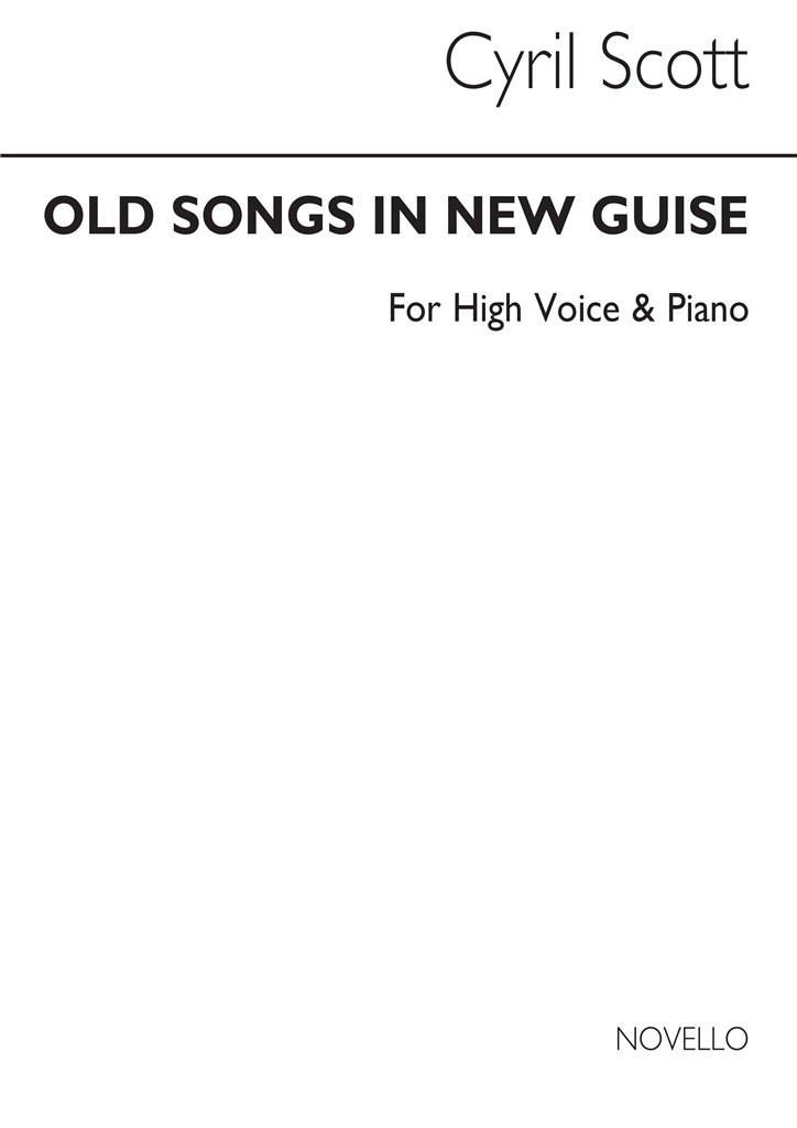 Old Songs In New Guise-high Voice/Piano