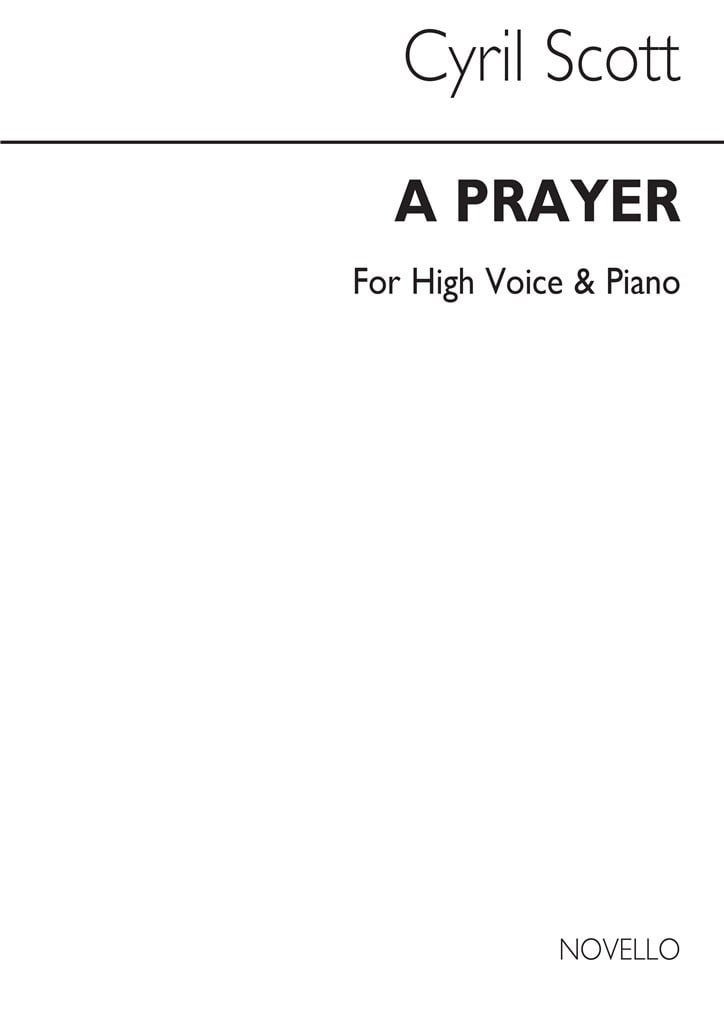 A Prayer-high Voice/Piano (Key-c)