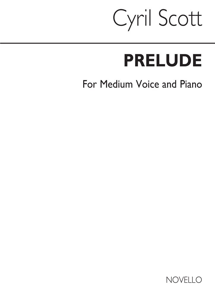 Prelude Op57 No.1-medium Voice/Piano (Key-c)