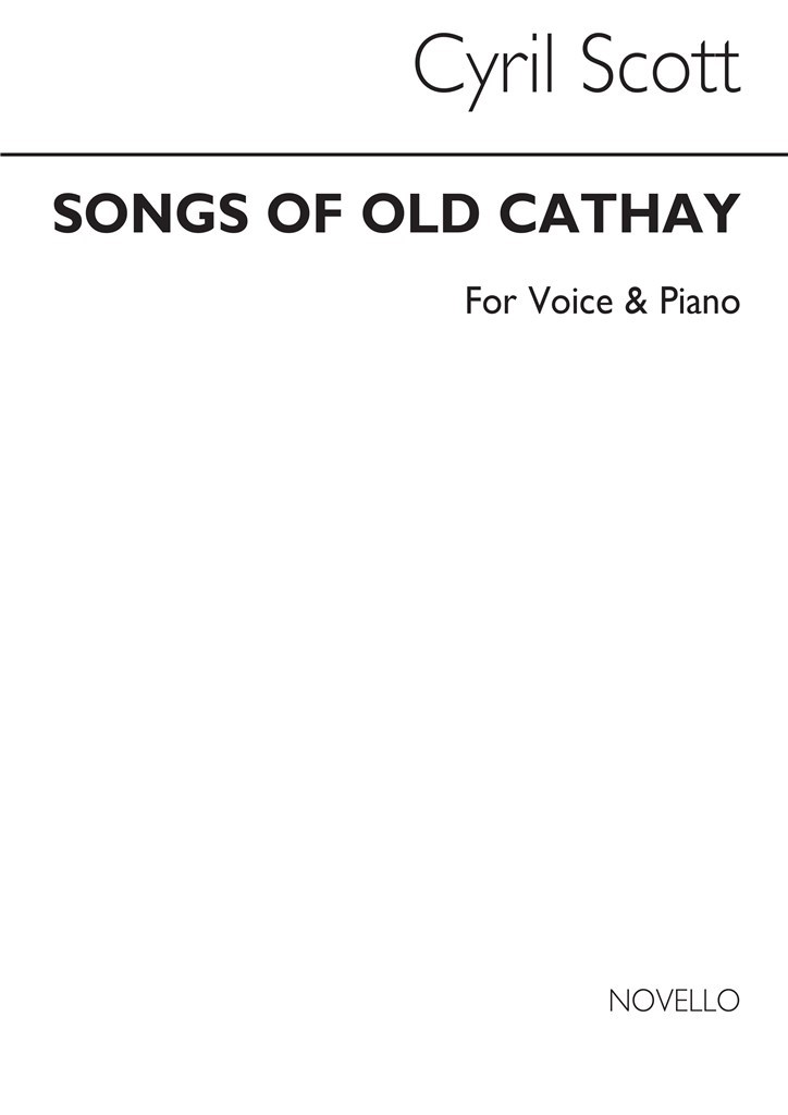 Songs Of Old Cathay Voice/Piano
