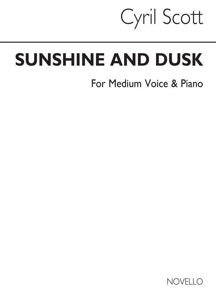 Sunshine And Dusk-medium Voice/Piano