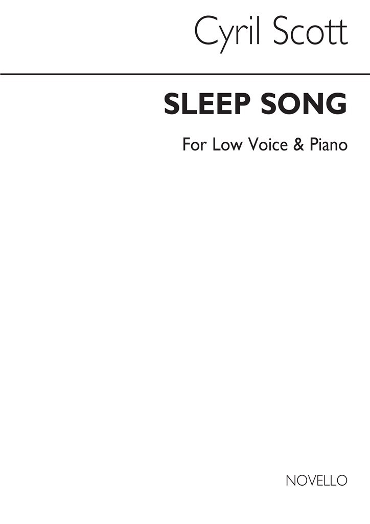 Sleep Song-low Voice/Piano (Key-d Minor)