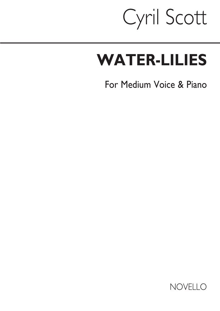 Water-lilies-medium Voice/Piano (Key-d Flat)