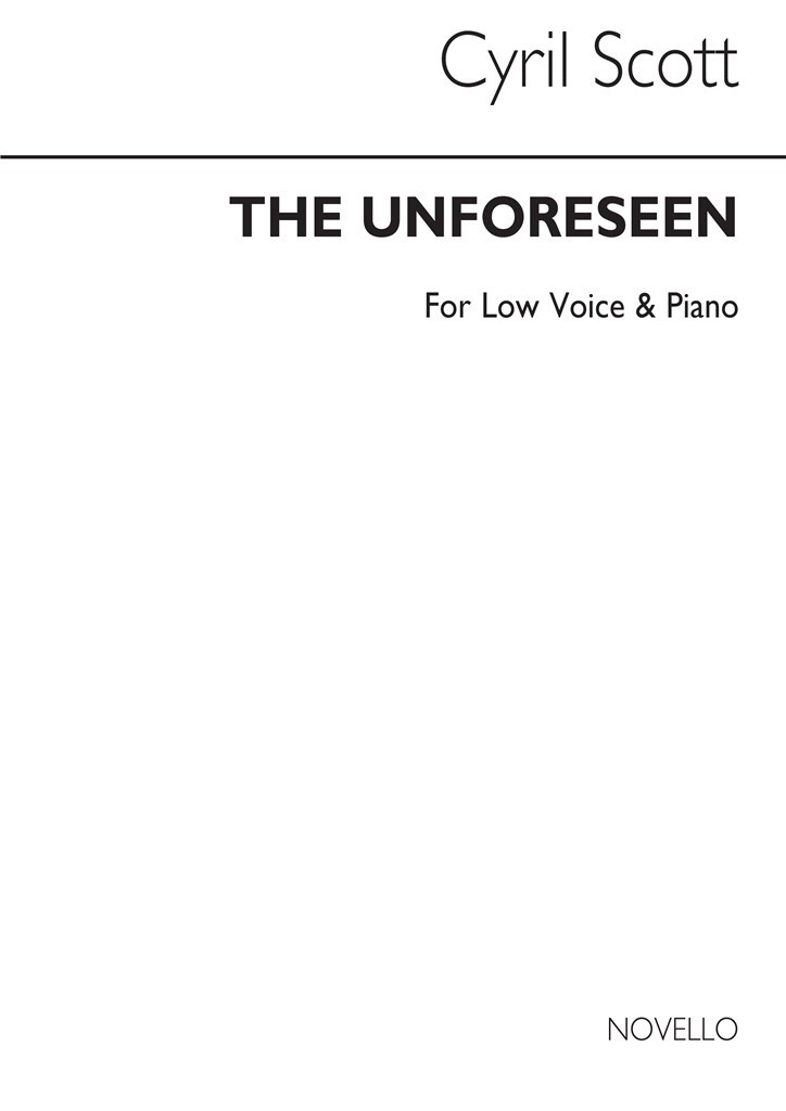 The Unforeseen Op74 No.3 (Key-b Flat)