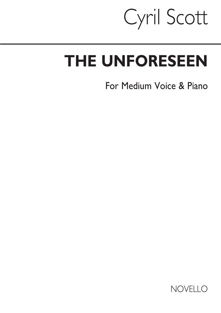 The Unforeseen Op74 No.3 (Key-c)