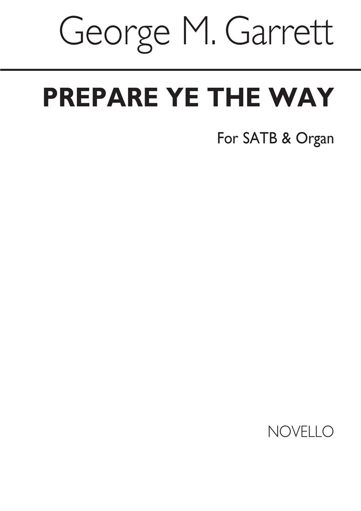 Prepare Ye The Way Satb