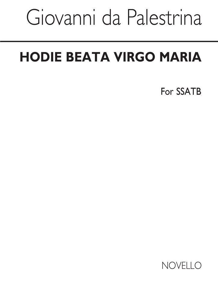 Palestrina Hodie Beata Virgo Maria