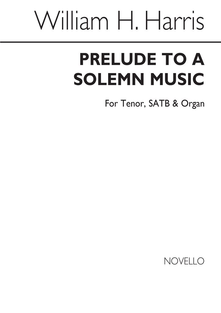 Prelude To A Solemn Music