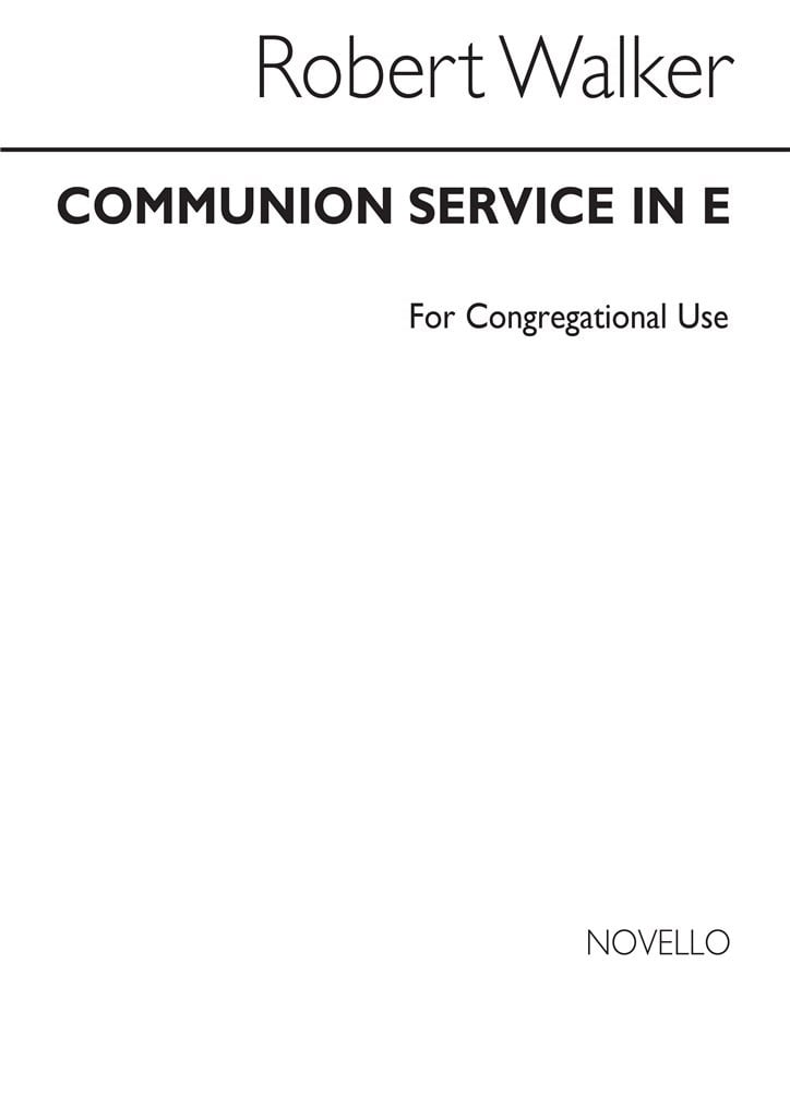 Communion Service In E Series 3 (Unison Part)
