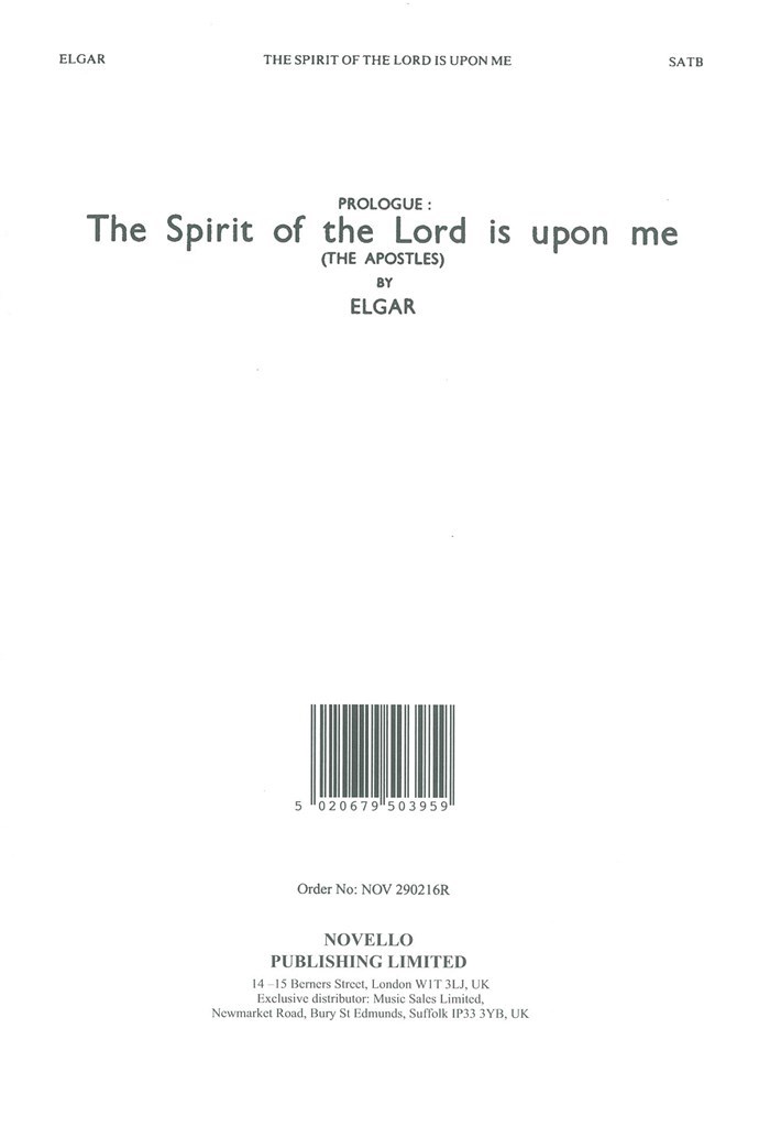 The Spirit Of The Lord Is Upon Me