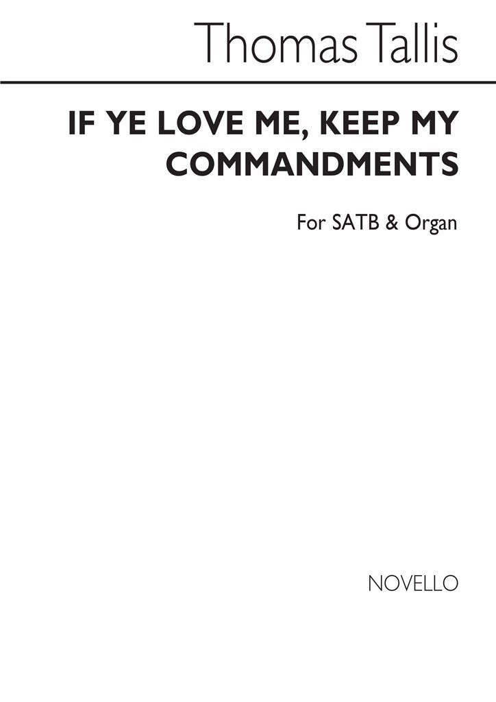 If Ye Love Me (SATB)