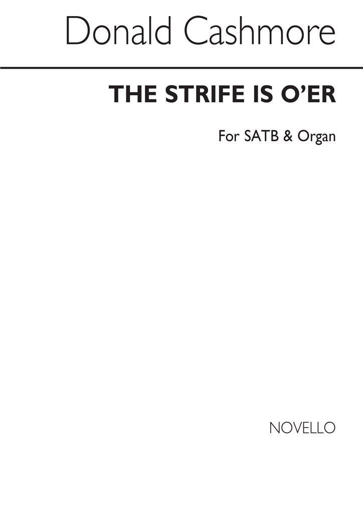 Strife Is O'er (SATB)