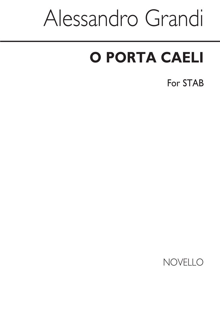 O Porta Caeli for SATB Chorus