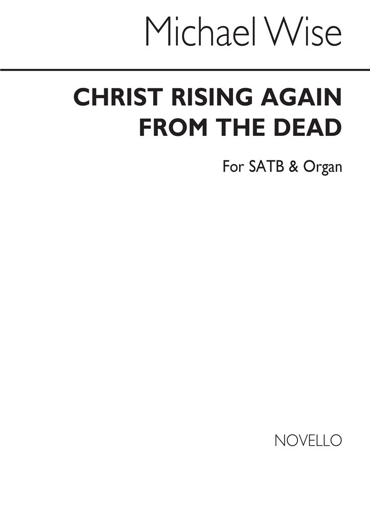 Wise Christ Rising Again Ssatb