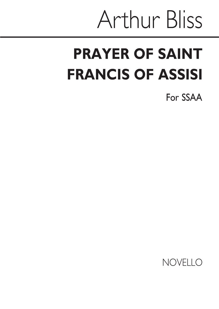 Prayer Of Saint Francis Of Assisi
