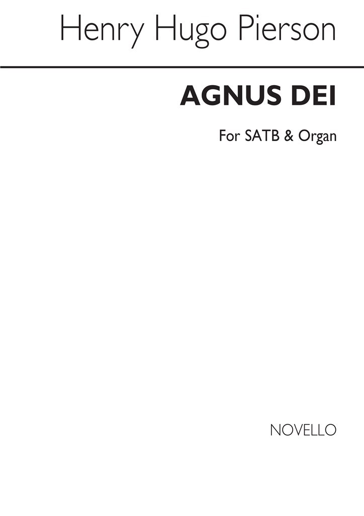 Agnus Dei for SATB Chorus