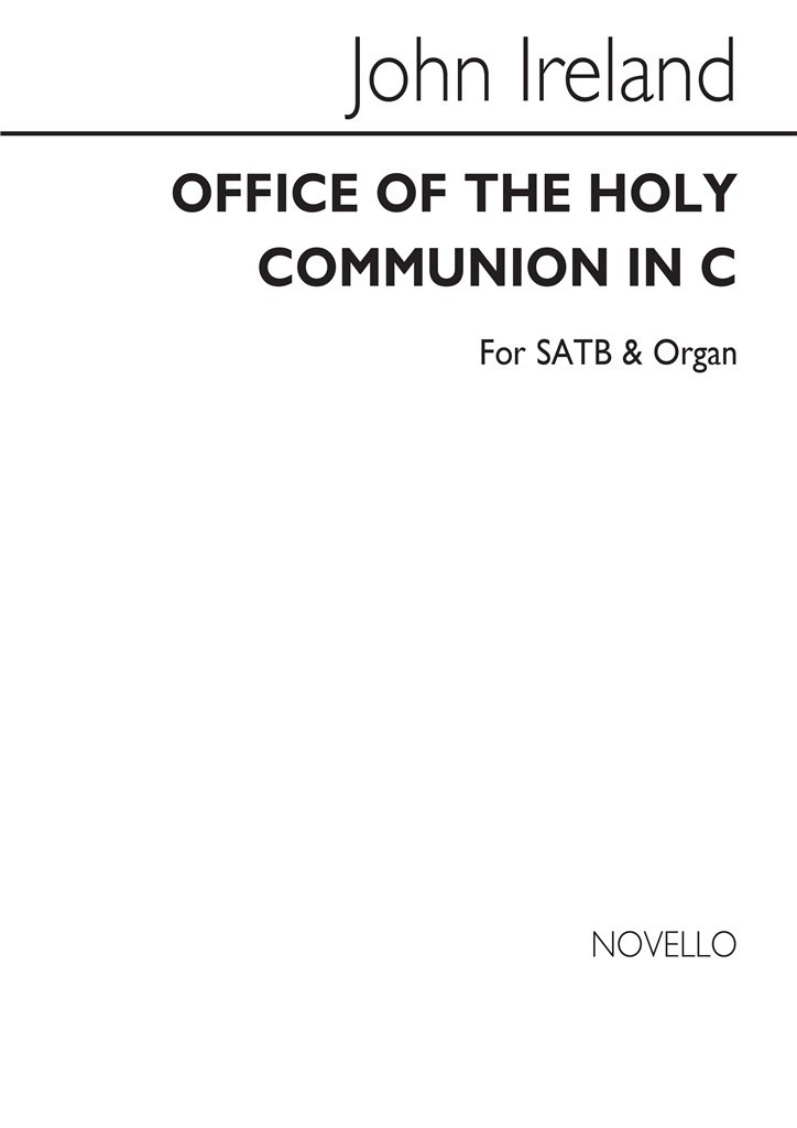 Office Of The Holy Communion Service In C