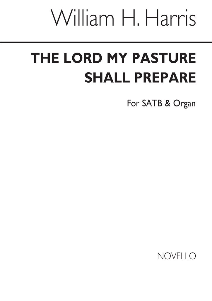 Lord Pasture Shall Prepare (SATB/ORG)