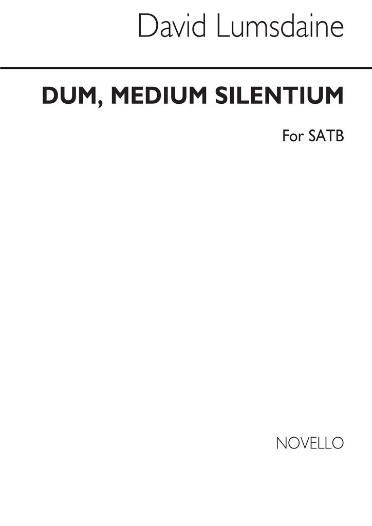 Dum Medium Silentium for SATB Chorus
