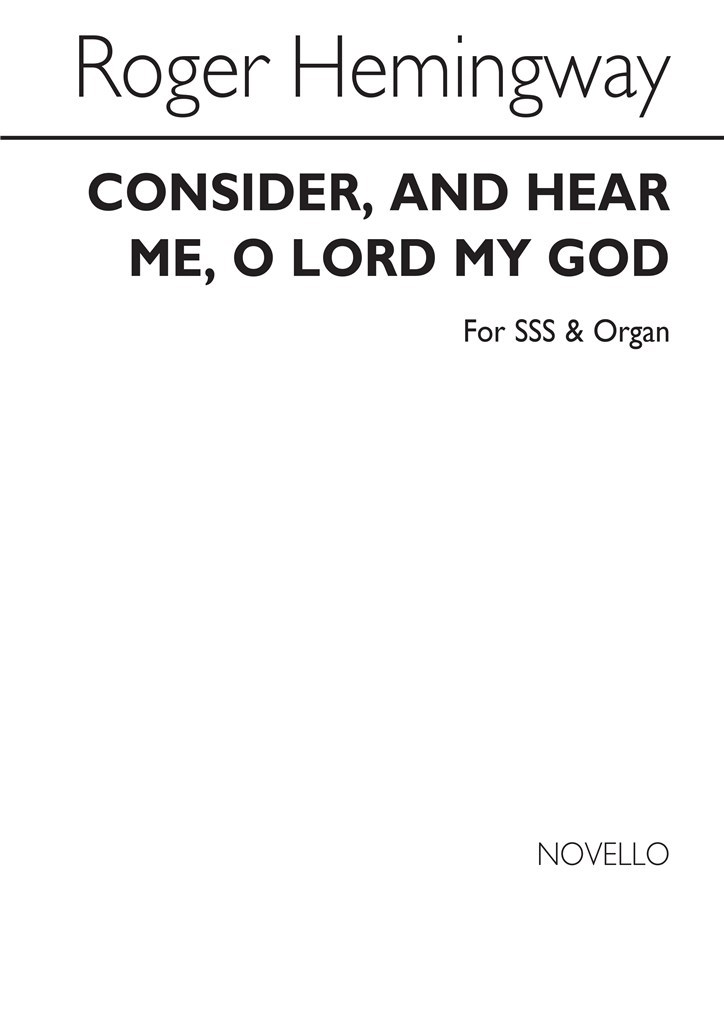 Consider And Hear Me