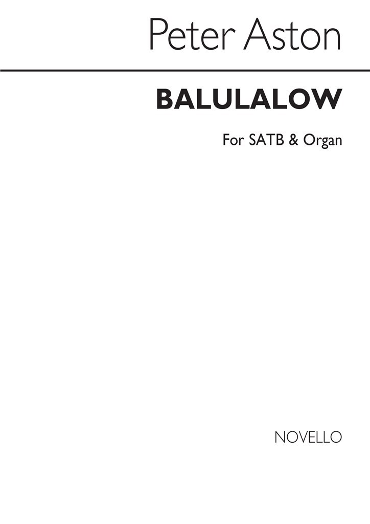 Balulalow for SATB Chorus