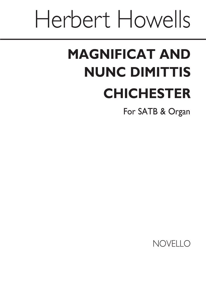 Magnificat And Nunc Dimittis (Chichester)