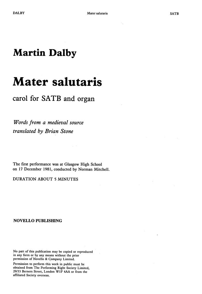 Mater Salutaris