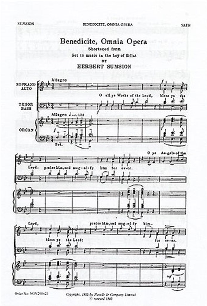 Benedicite Omnia Opera