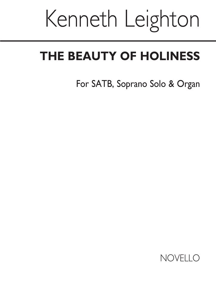 The Beauty Of Holiness (Festival Anthem)