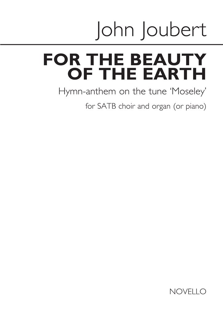 For the Beauty of the Earth